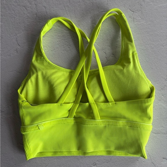 Lululemon Energy Longline Bra Ribbed Luxtreme - Picture 3 of 3